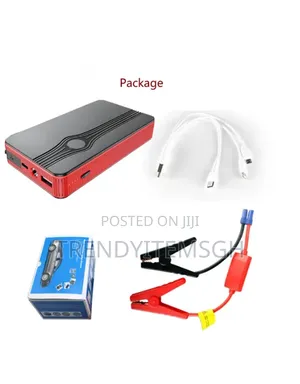 5v 2a 6000mah Car Emergency Jump Starter Power Bank With Led Light