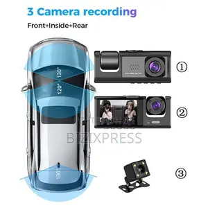 3-channel Mirror Dash Cam