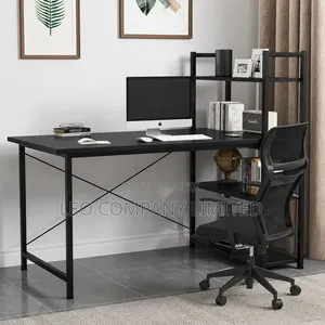 Office Computer Desk With Shelves – Study Work Desk- 120 Cm