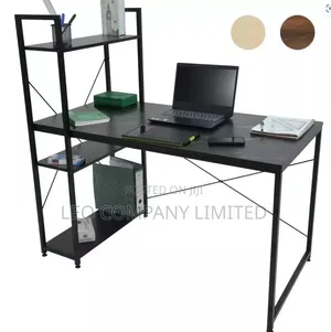 Office Computer Desk With Shelves – Study Work Desk- 120 Cm