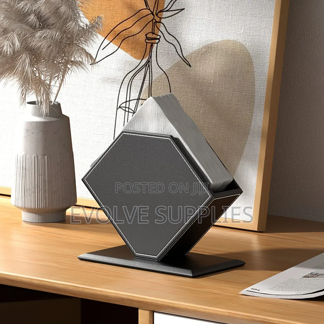 Leather Tissue Holder