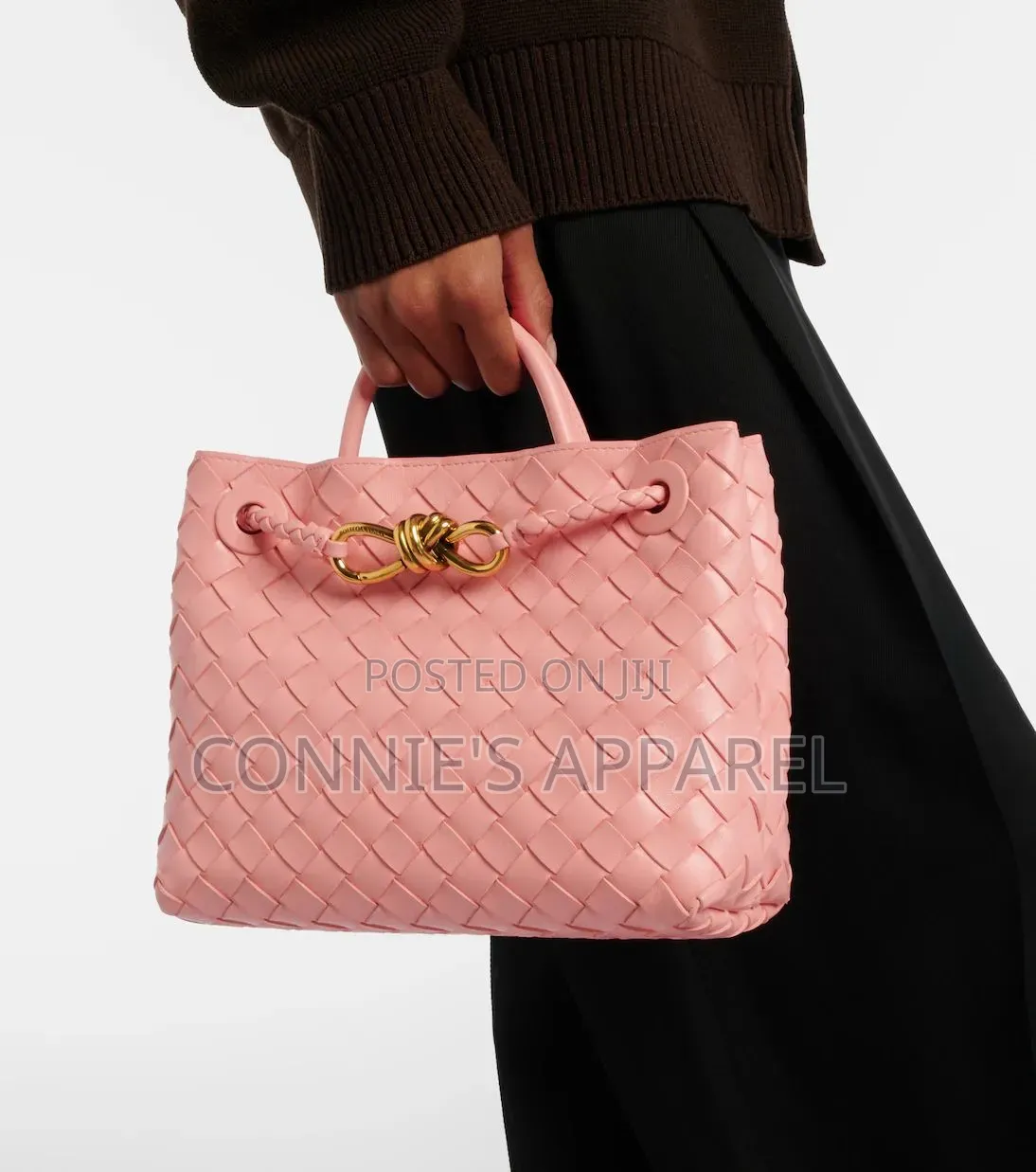 Original Bottega Handbag With Long Strap