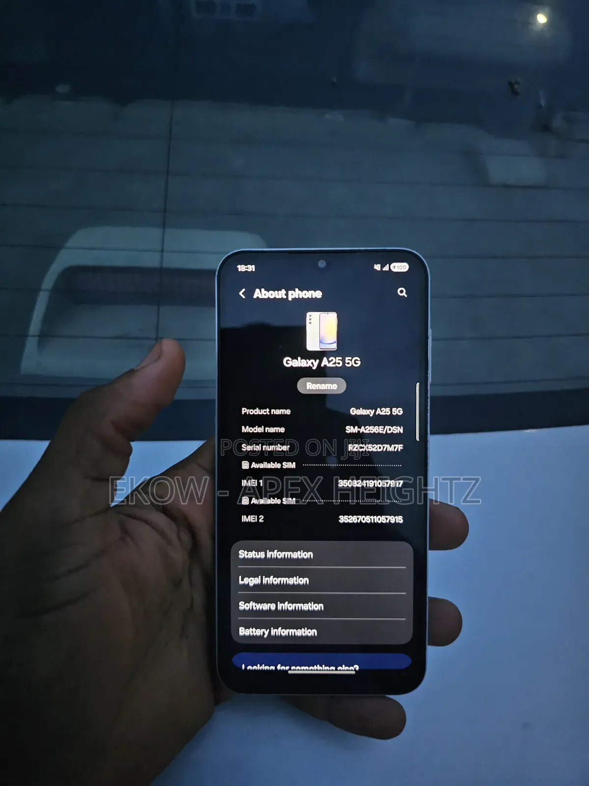 Samsung Galaxy A25 128 GB White