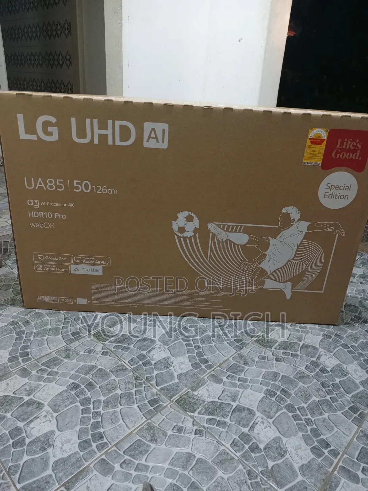 Lg 50” Smart Uhd Tv for Sale