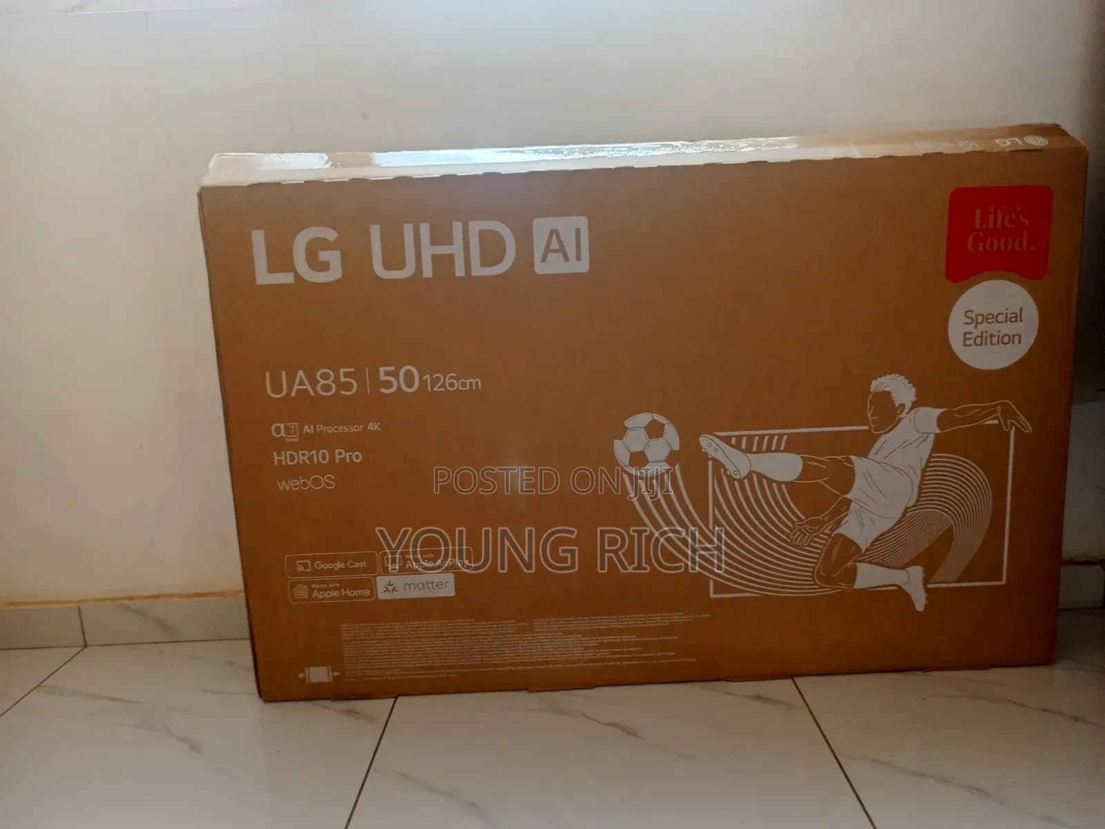 Lg 50” Smart Uhd Tv for Sale