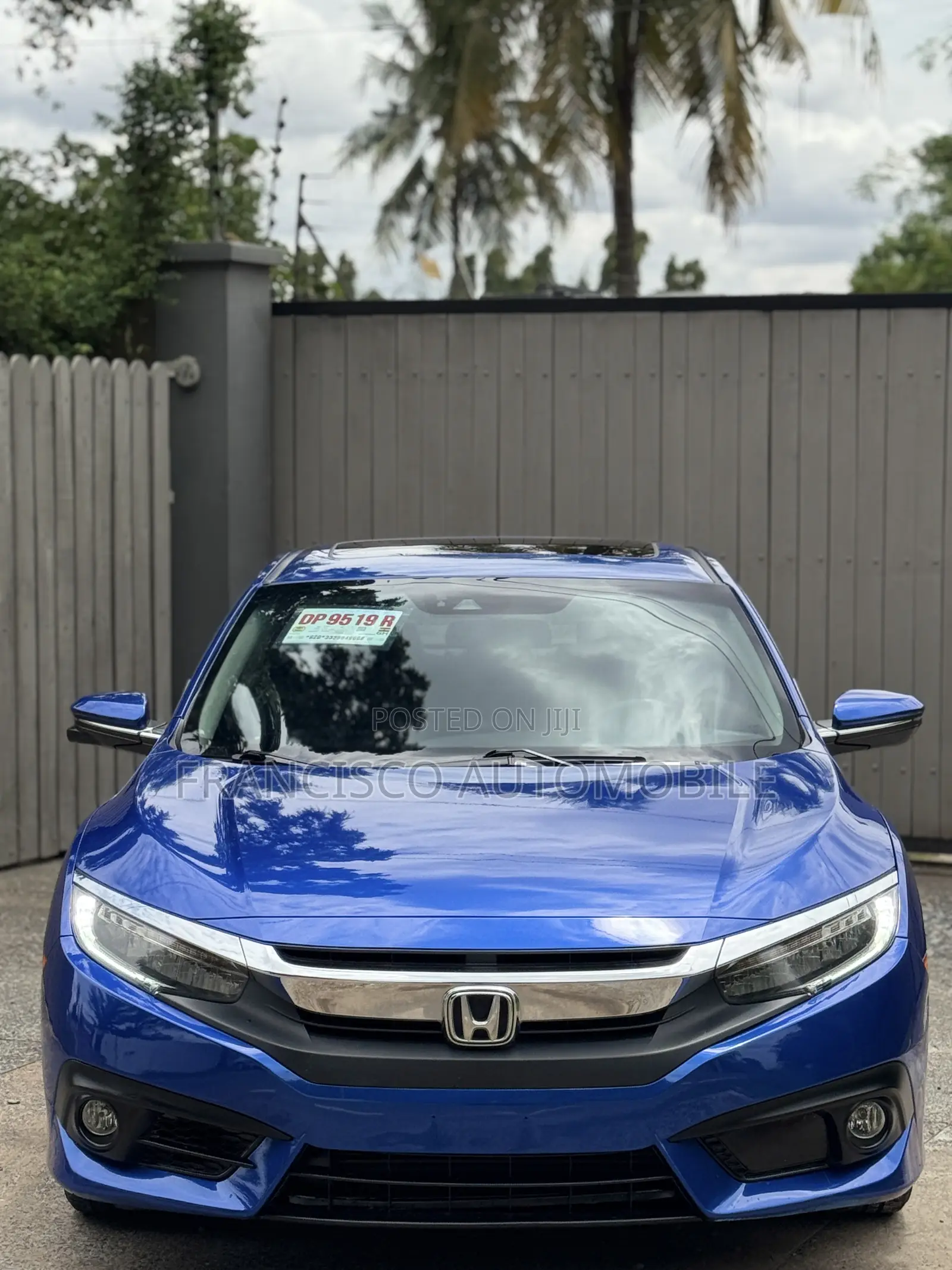 Honda Civic Touring Sedan 2018 Blue