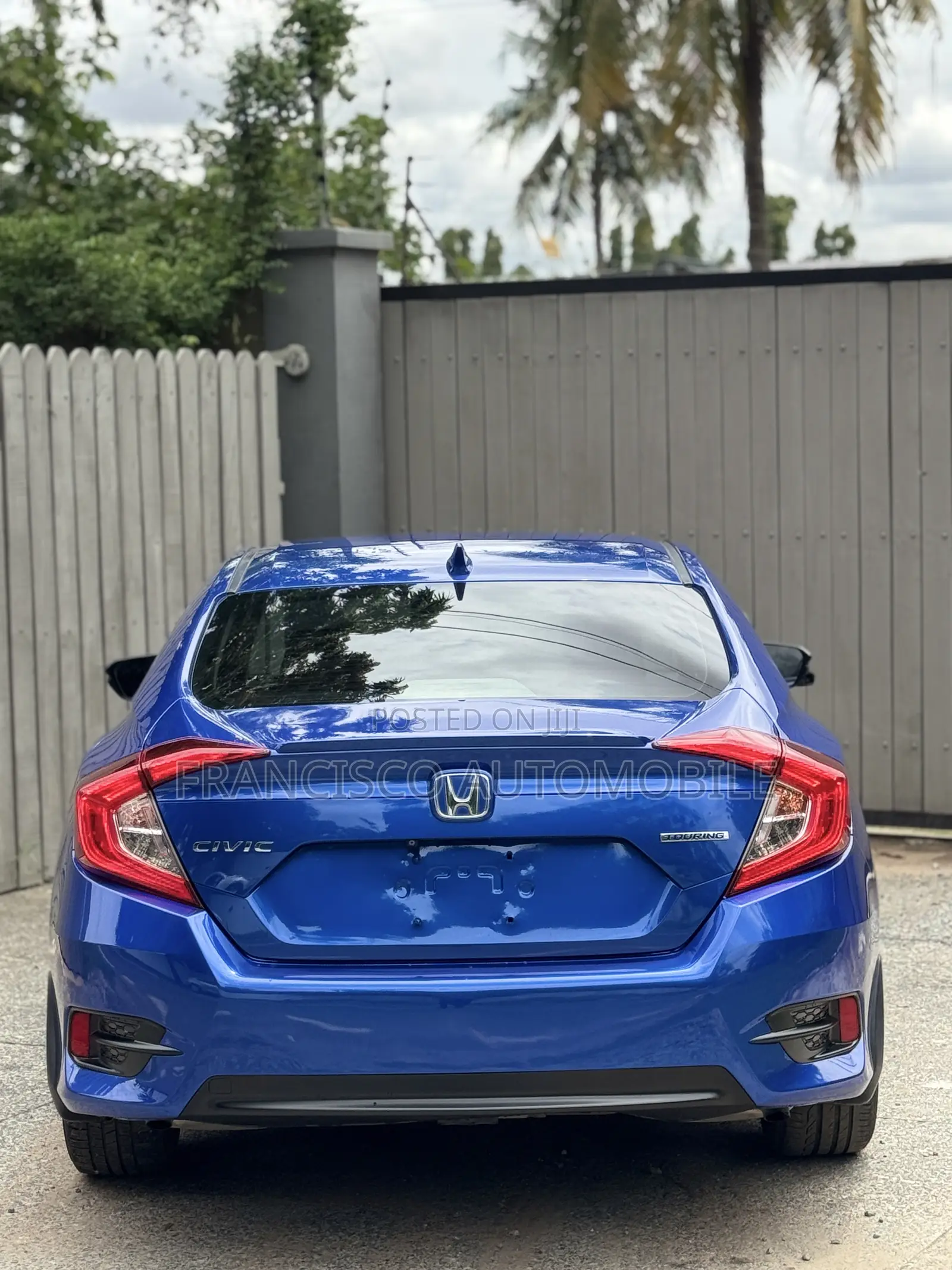 Honda Civic Touring Sedan 2018 Blue