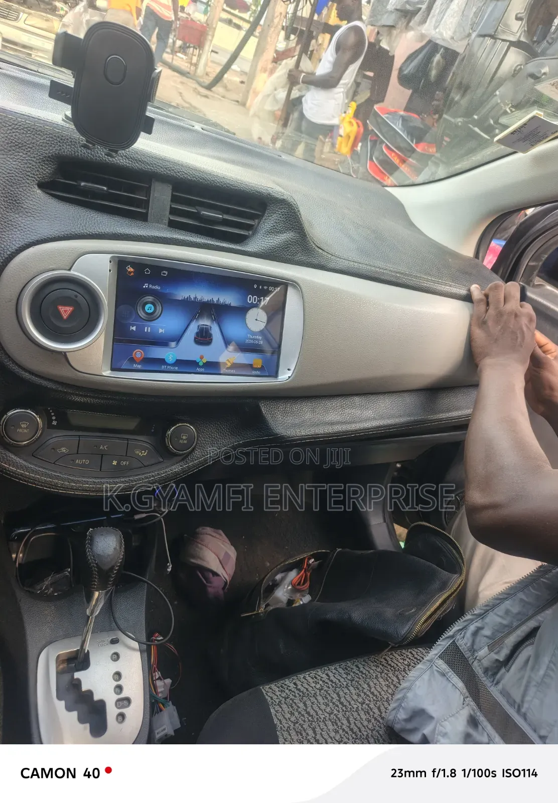 Quality Android Car Tape for Toyota Vitz 2012 to 2016