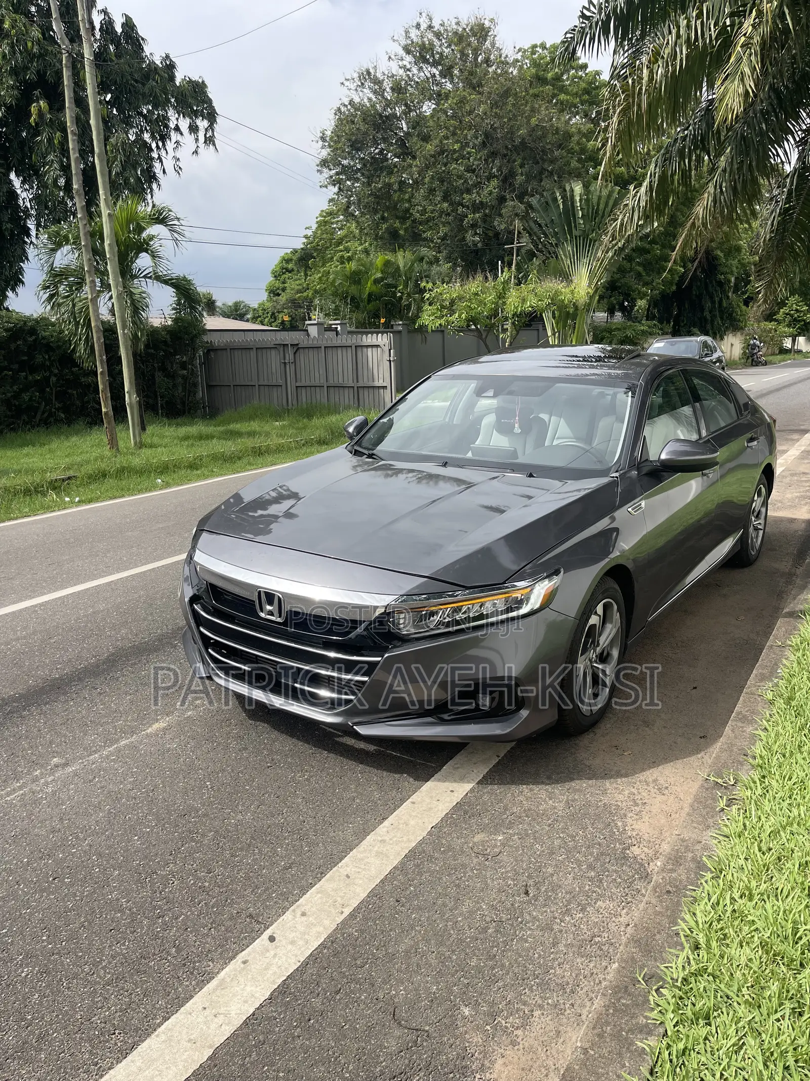 Honda Accord EX-L (1.5L 4cyl Turbo CVT) 2019 Gray