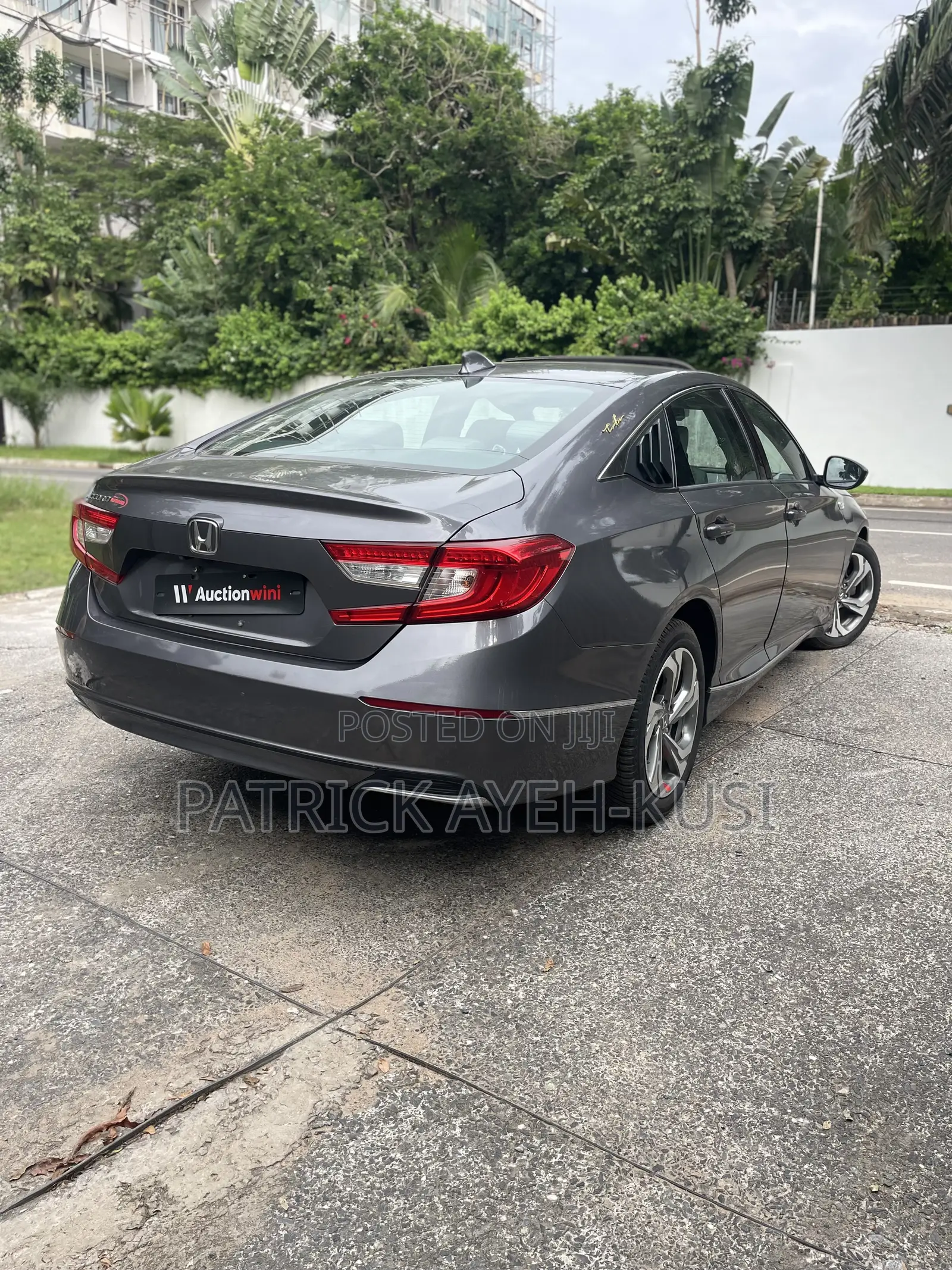 Honda Accord EX-L (1.5L 4cyl Turbo CVT) 2019 Gray