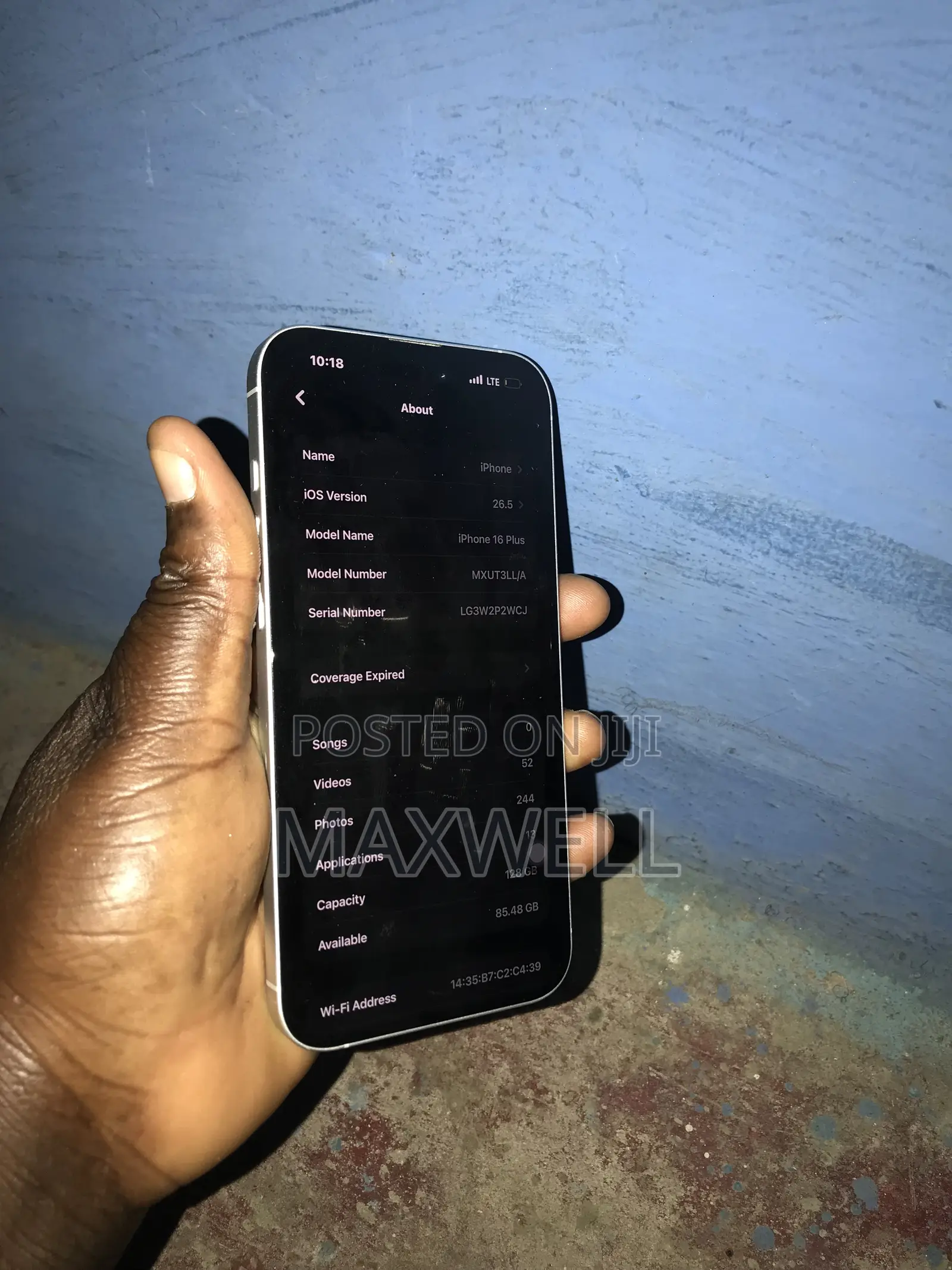 Apple iPhone 16 Plus 128 GB White