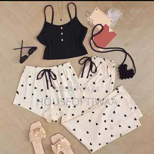 3 Pieces Night Wear Set