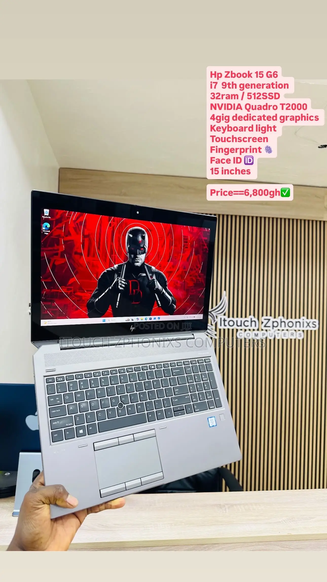 Laptop HP ZBook 15 G6 32GB Intel Core i7 SSD 512GB