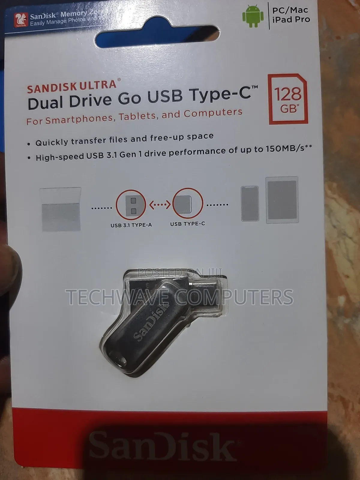 128gb Sandisk Typec Phone Drive