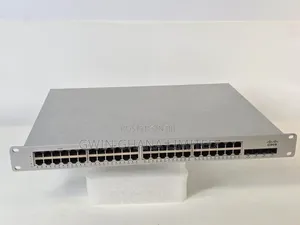 Cisco Meraki 48port Gigabit Cloud Managed Poe+ Switch 370w .4sfp