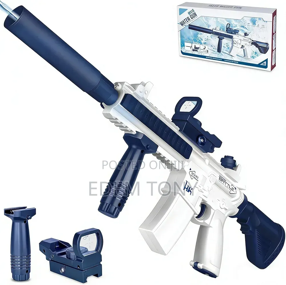 Electric Water Gun, M416 Automatic Water Blaster, Long-Range Shooting