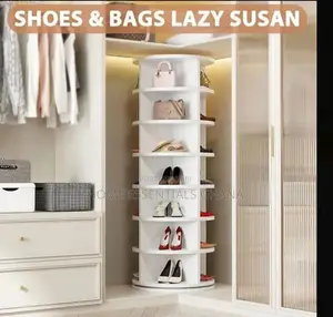 Luxury 360 Rotating Shoe Rack – Stylish Home Storage Shelf