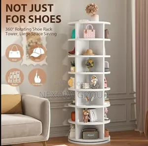Luxury 360 Rotating Shoe Rack – Stylish Home Storage Shelf