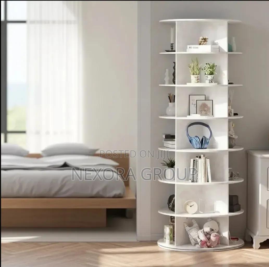 Luxury 360 Rotating Shoe Rack – Stylish Home Storage Shelf