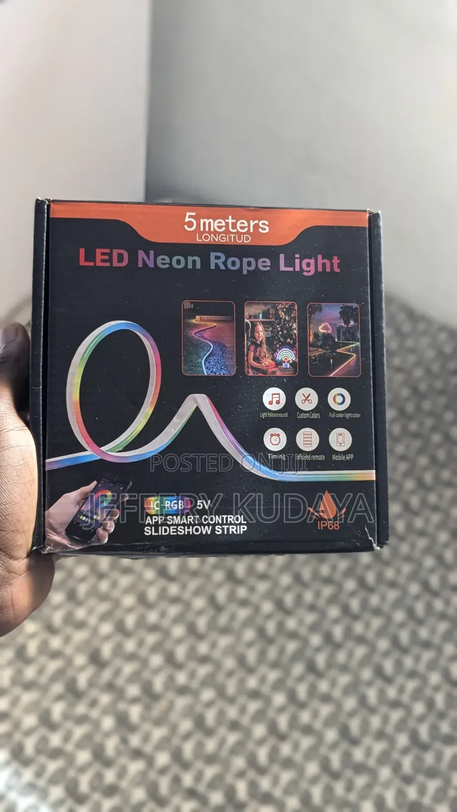 RGB Led Neon Rope Light – 5 Meters Smart App Control