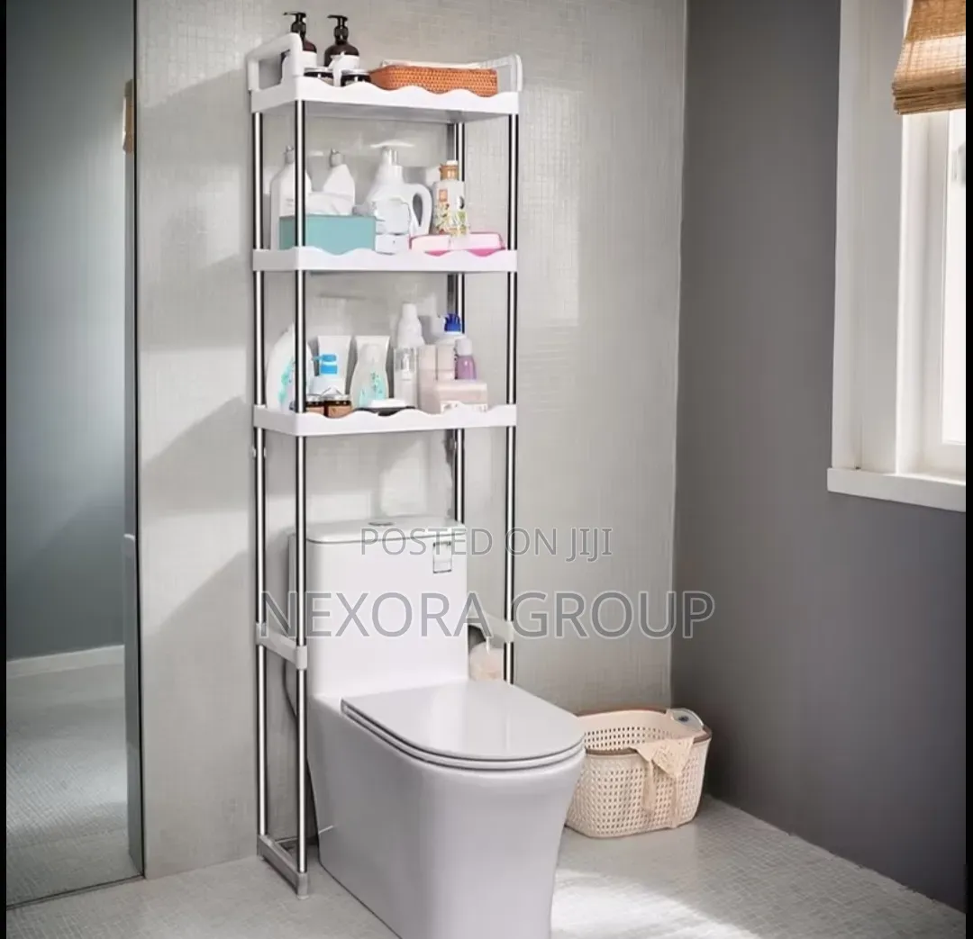 Modern 3 Tier Toilet Storage Rack – Bathroom Shelf Organizer