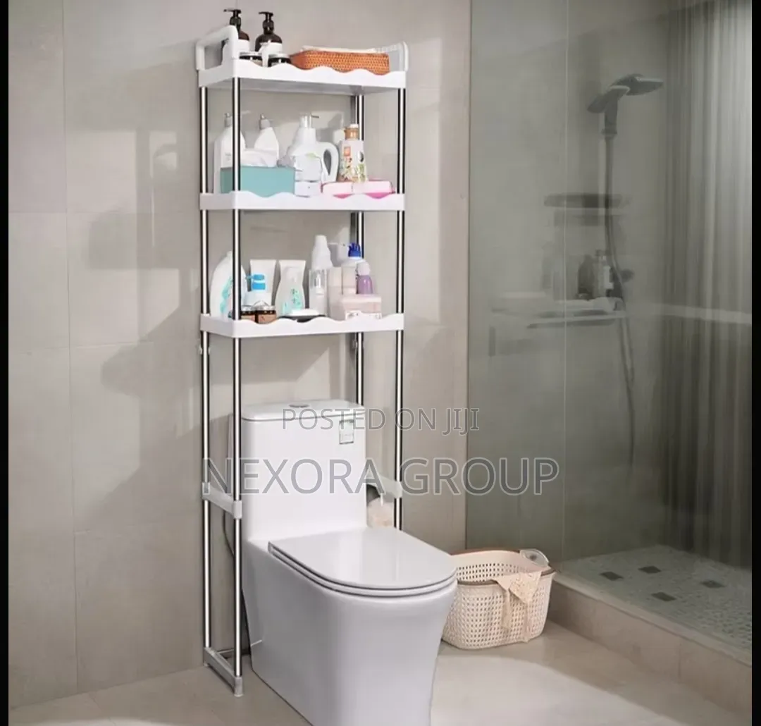 Modern 3 Tier Toilet Storage Rack – Bathroom Shelf Organizer