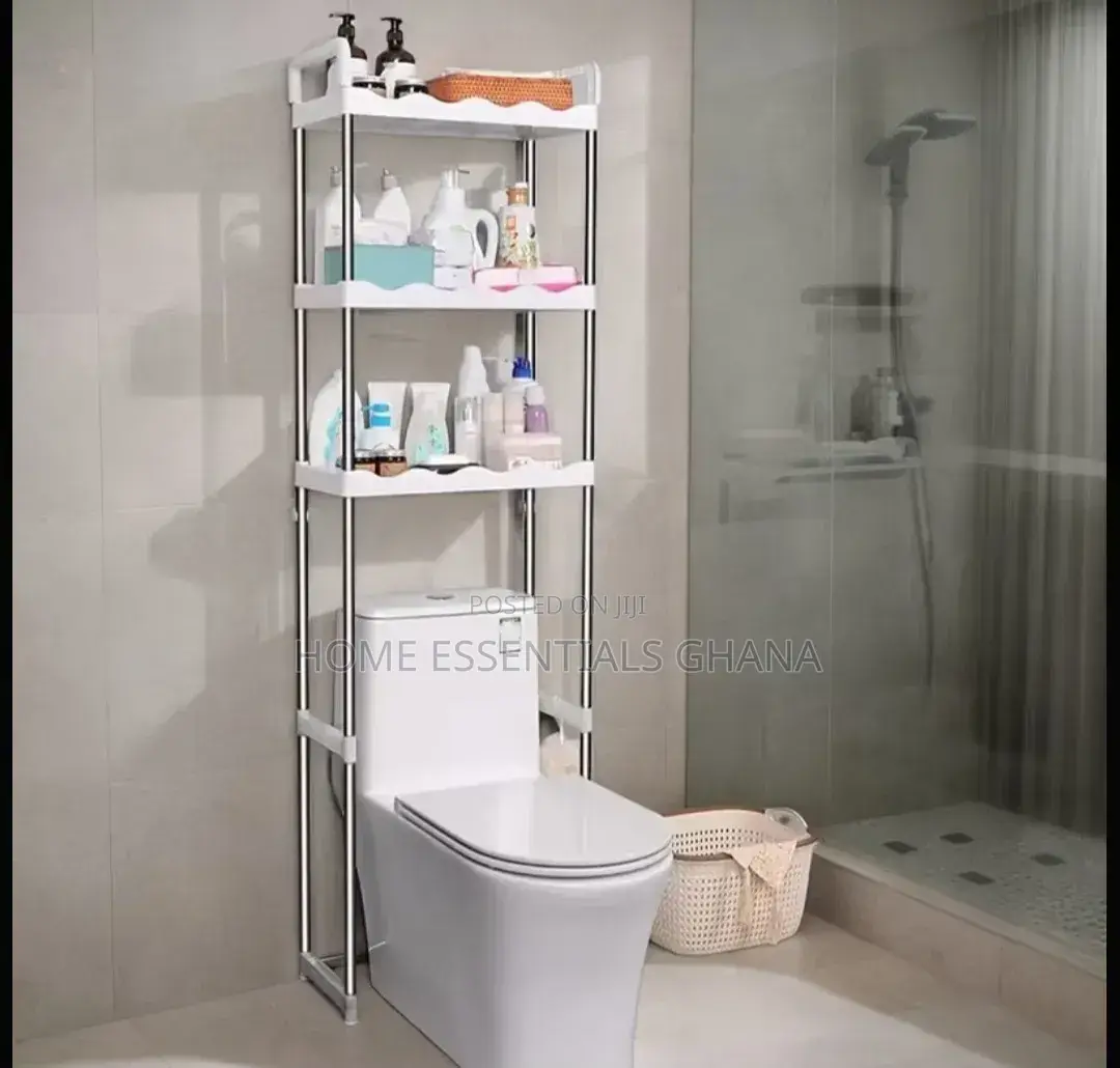 Modern 3 Tier Toilet Storage Rack – Bathroom Shelf Organizer