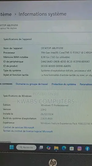 Laptop HP 15 8GB Intel Core i5 SSD 256GB