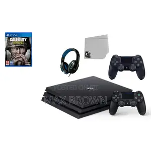 Playstation 4 Slim With 2 Controllers and 22games Installed