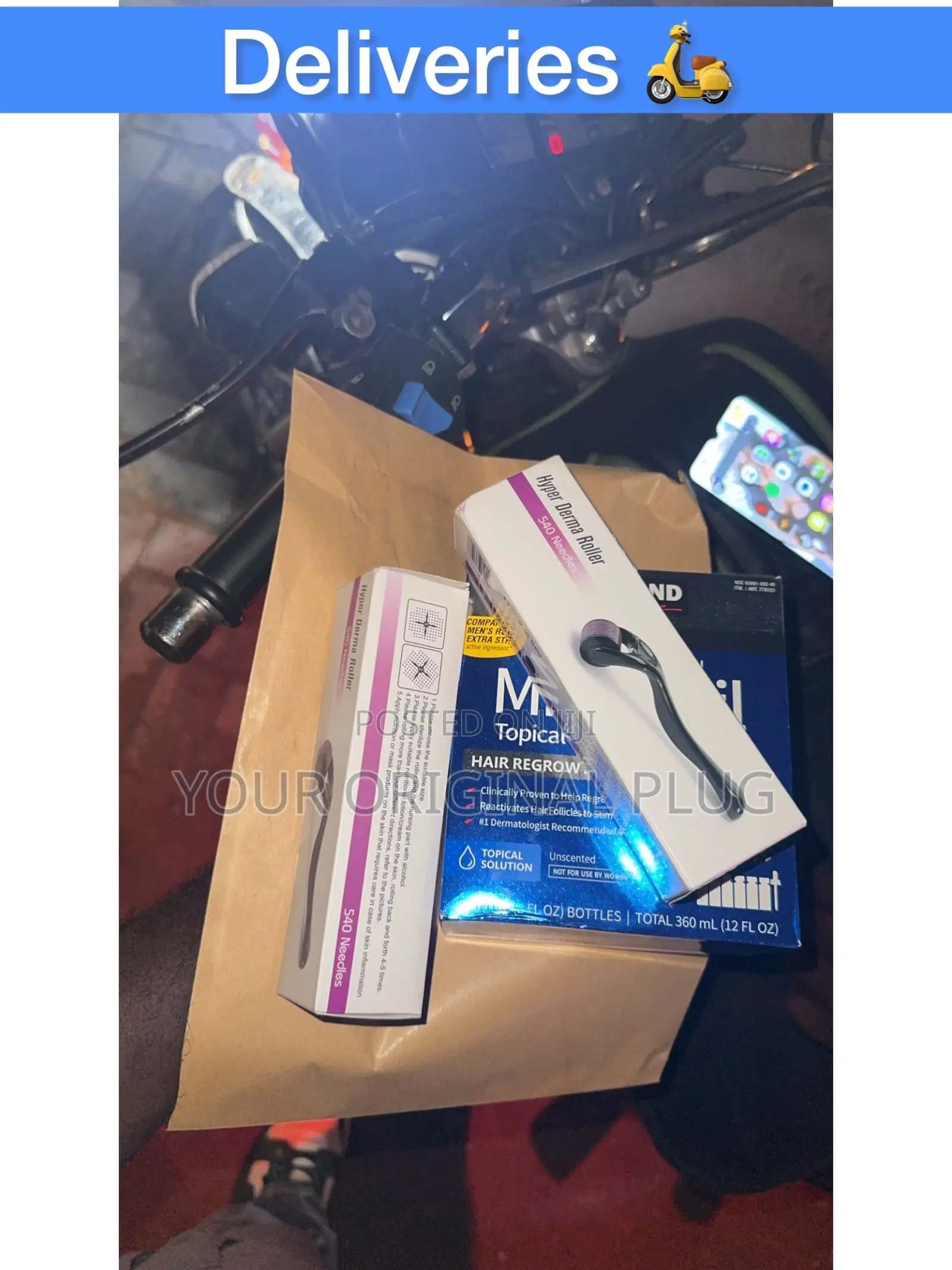 Kirkland Minoxidil 5% Undiluted Effective For Hair Regrowth (Box (1x6)
