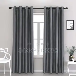 Quality Plain Blackout Curtains (Width 4.5 Feet /Length 8.5 Feet)