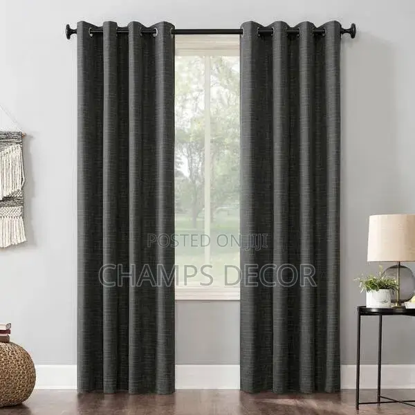 Quality Plain Blackout Curtains (Width 4.5 Feet /Length 8.5 Feet)