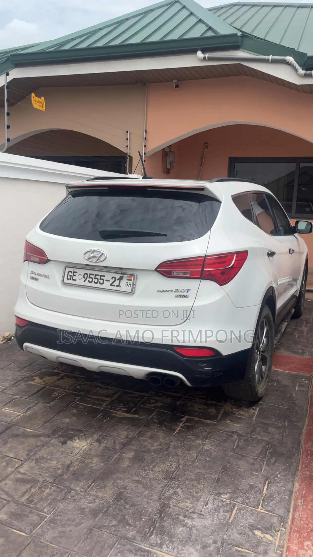 Hyundai Santa Fe 2016 White