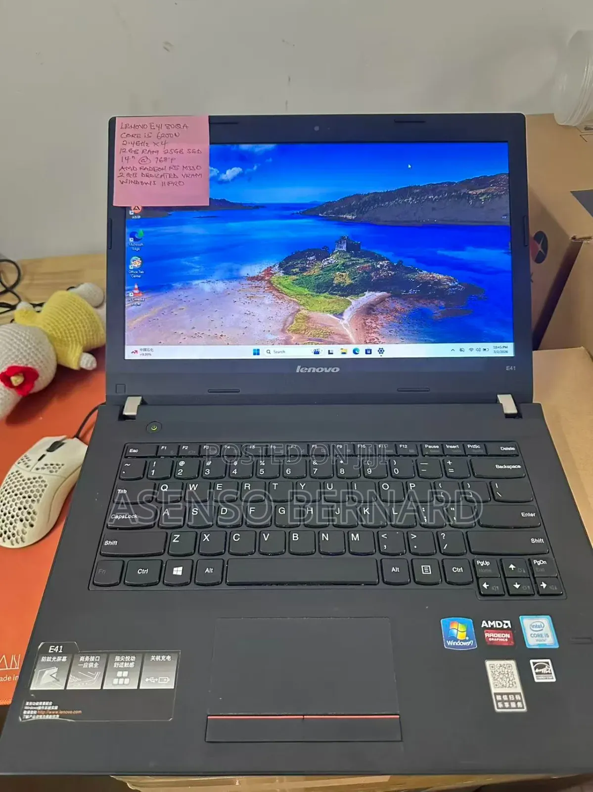 Laptop Lenovo ThinkPad E470 12GB Intel Core i5 SSD 256GB