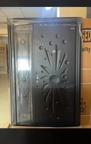 Quality Black Steel Metal Door Available in Single and 11⁄2