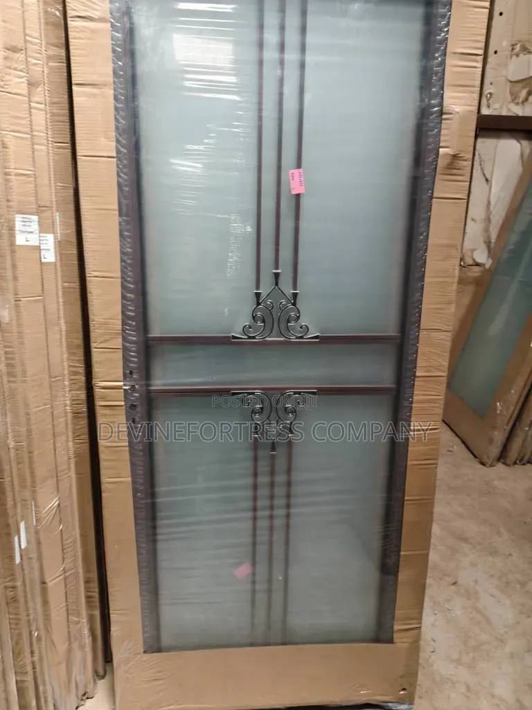Quality Elegant Fiber Glass Bathroom Door Available in DFF Designs.