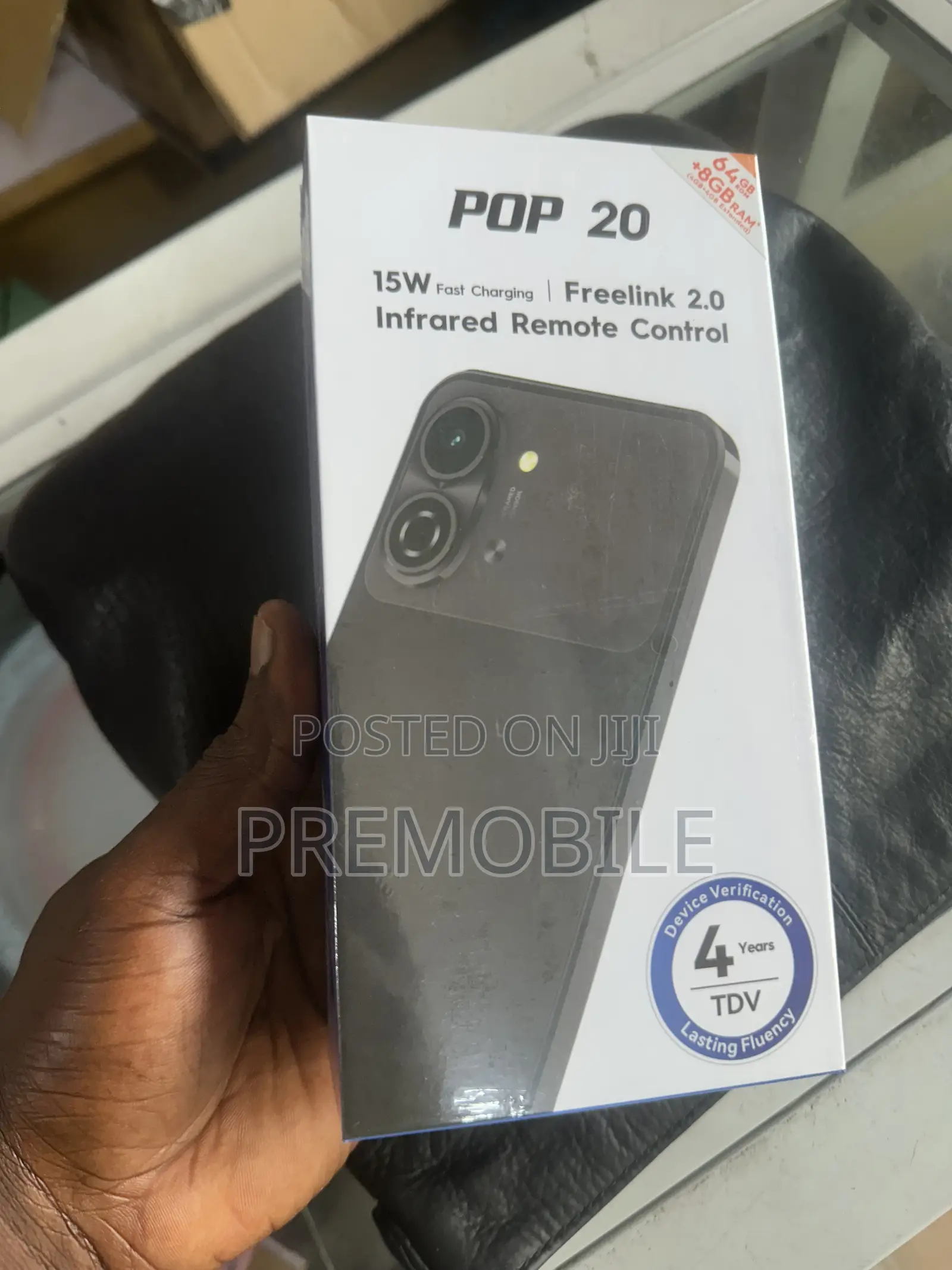 New Tecno Pop 20 64 GB Black