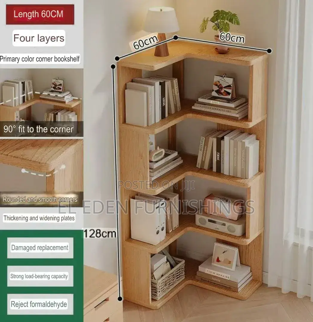Corner Bookshelf