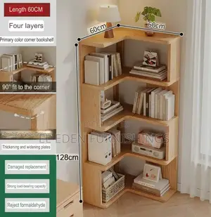 Corner Bookshelf