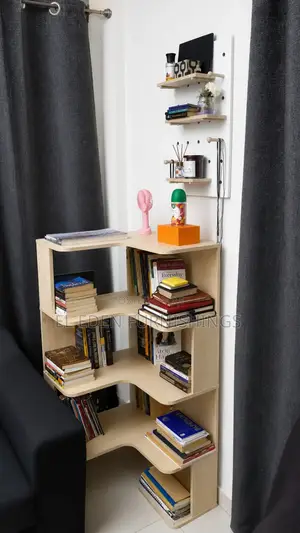 Corner Bookshelf
