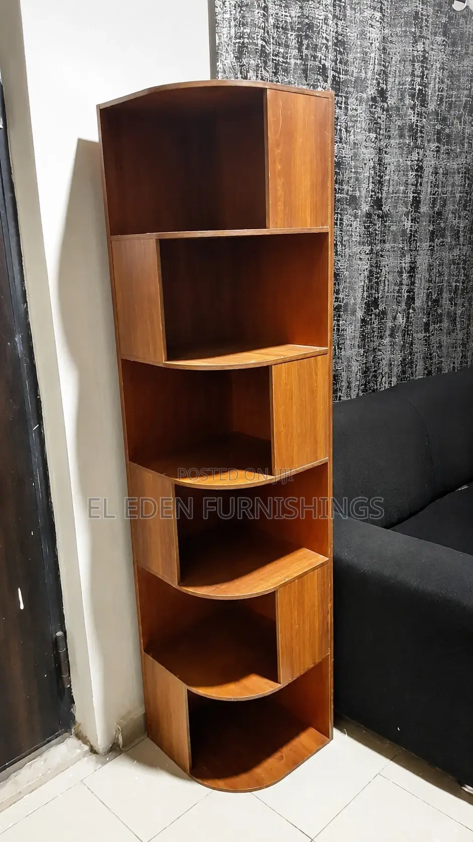 Corner Bookshelf