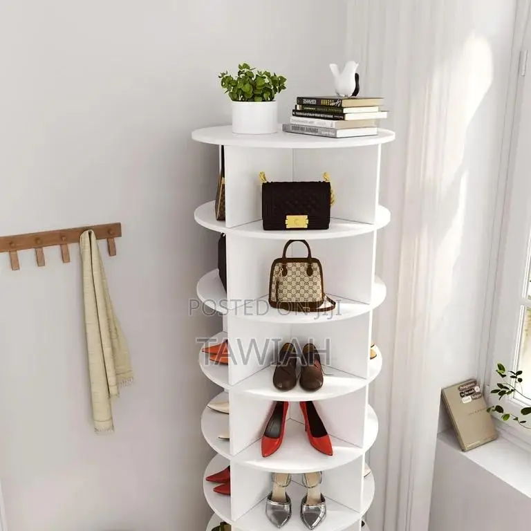 360 Rotates Bags And Shoes Rack