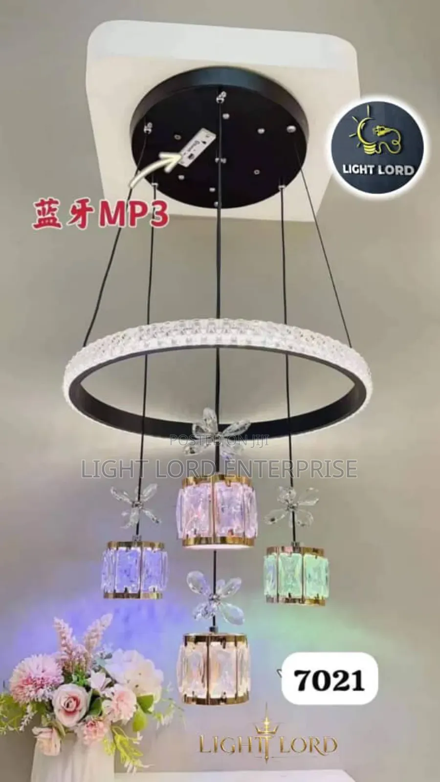 Decorative 3arm Pendant Light 3color