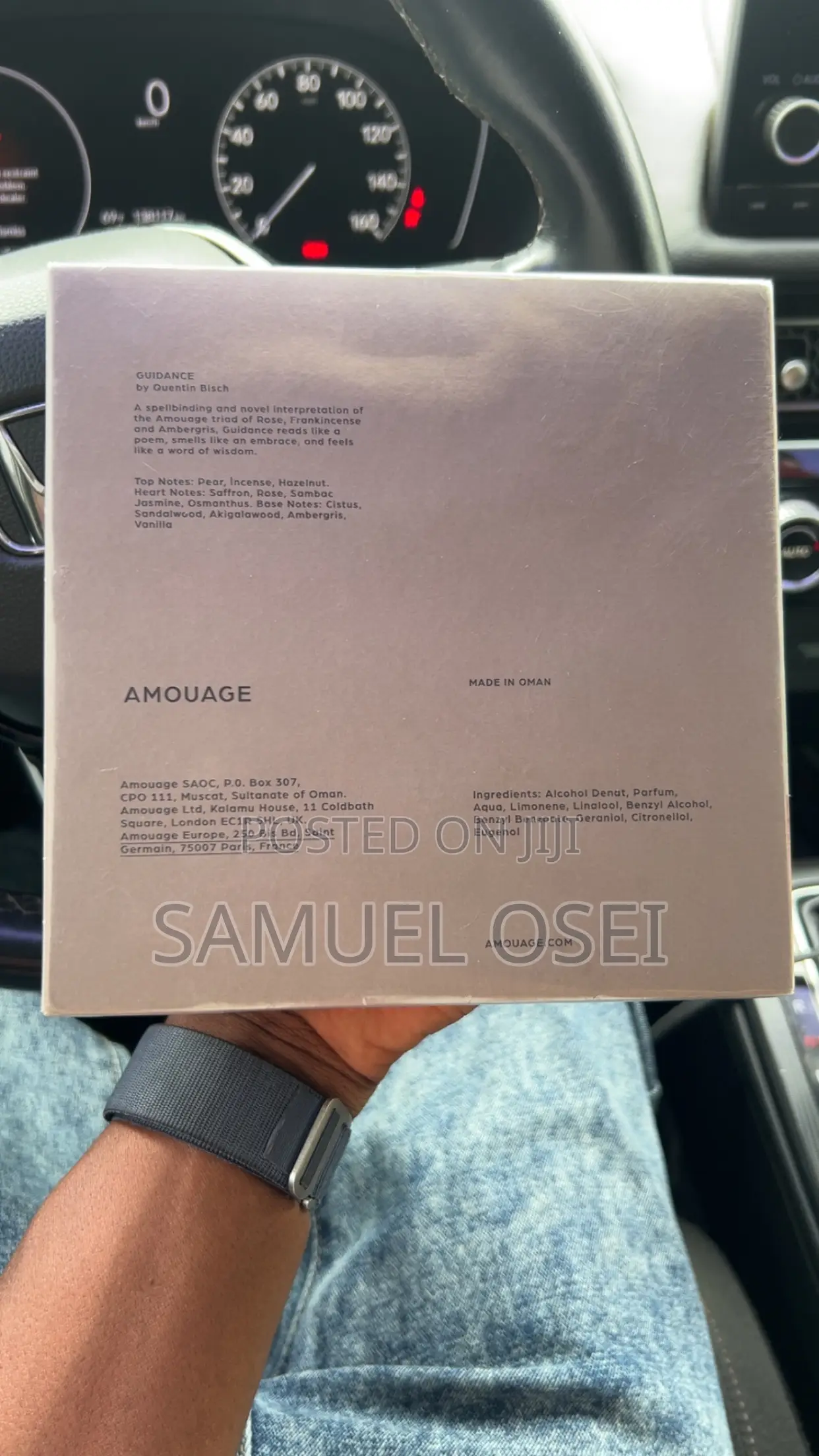 Amouage Guidance