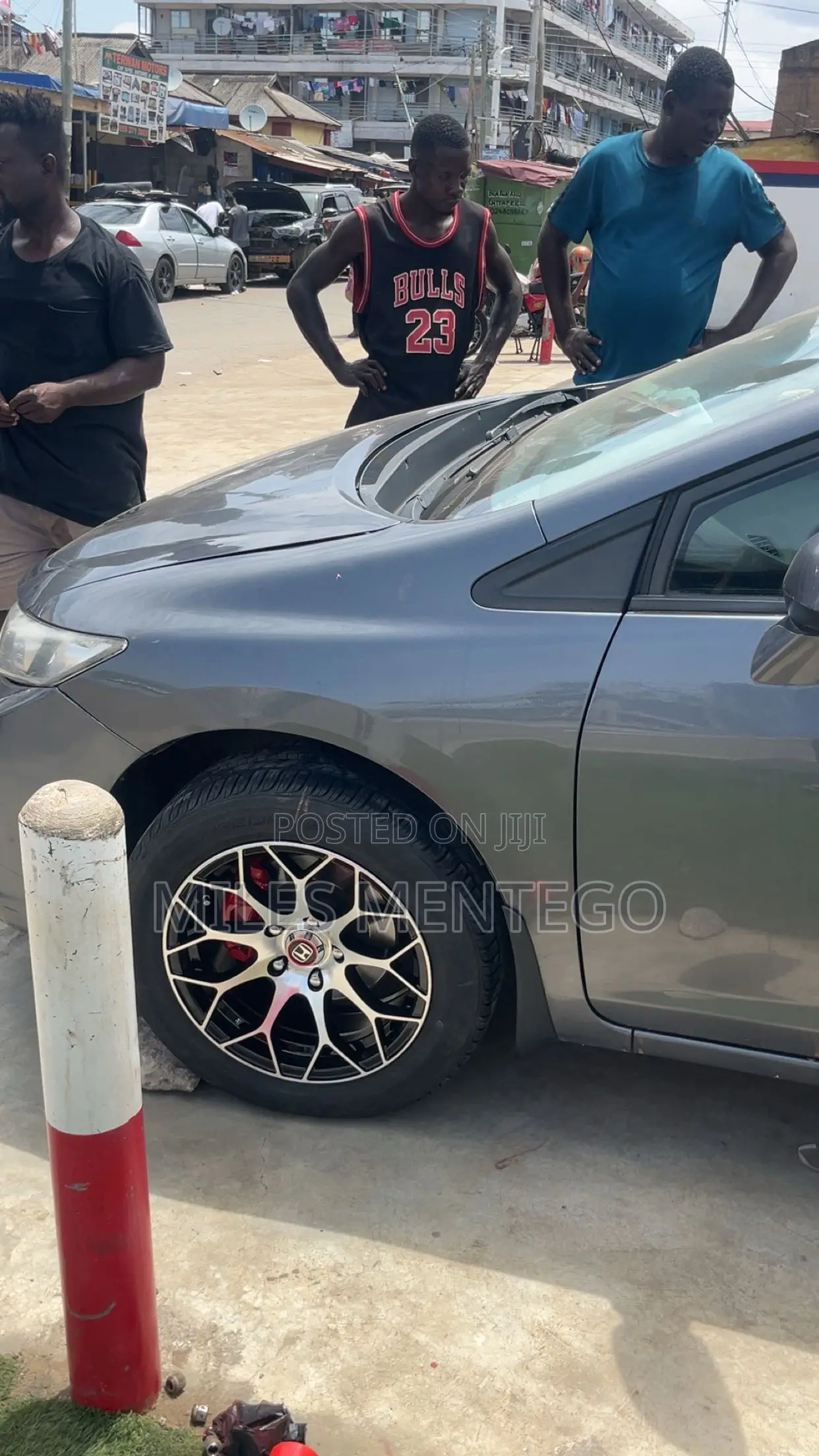 Car Bumper, Headlight And Rims