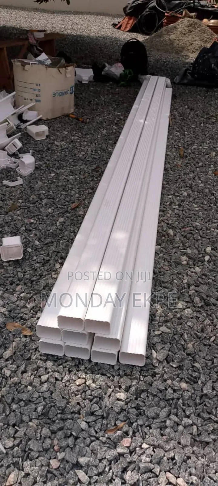 White Rain Gutter Pipe and Accessories