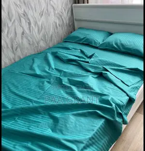 Hotel Quality Cotton 2 Bedsheets,4 Pillow Cases)In Diff Colors as Well