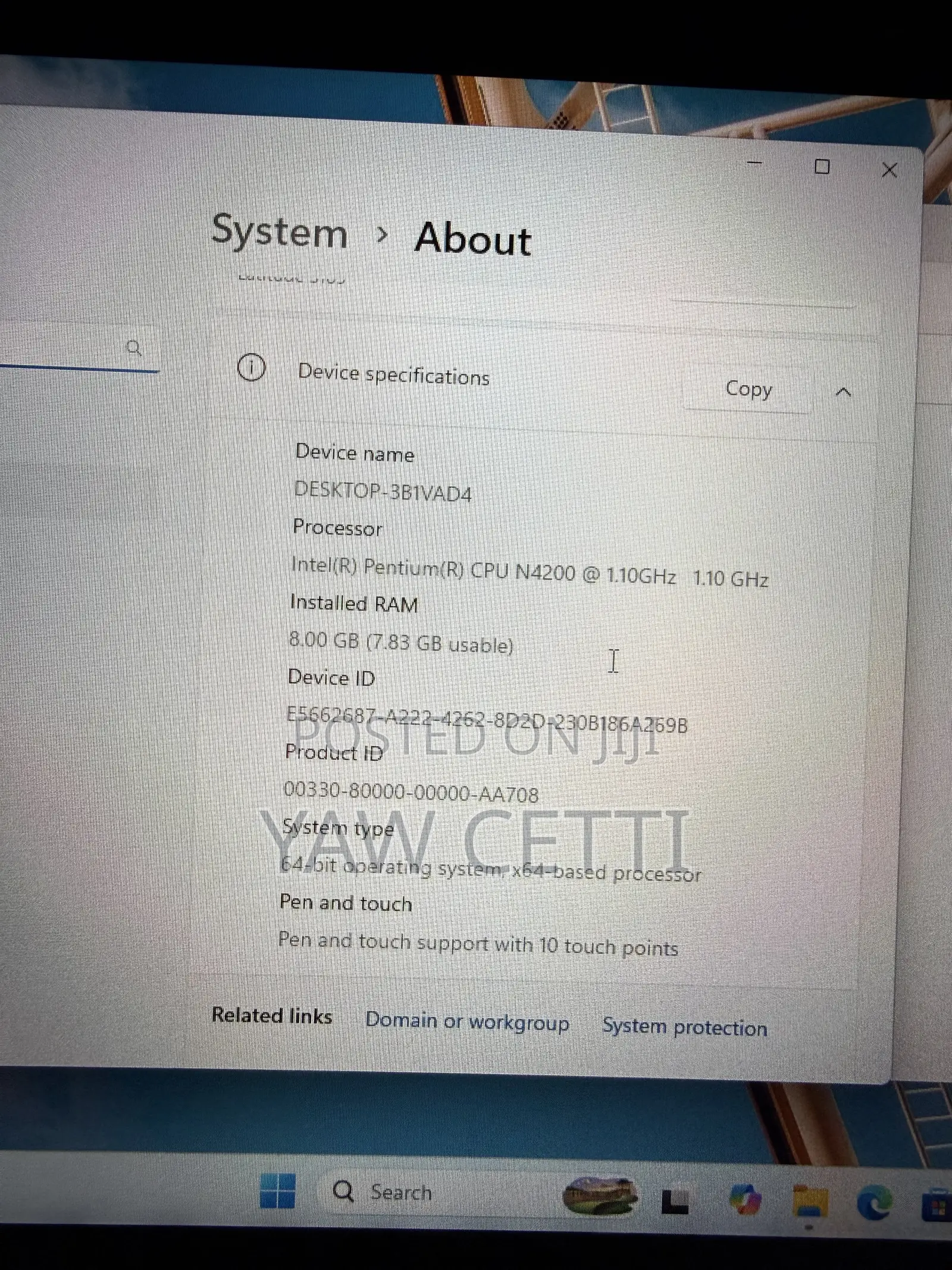 Laptop Dell Latitude 3189 8GB Intel Pentium SSD 128GB