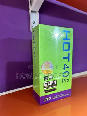 New Infinix Hot 40 Pro 256 GB Black