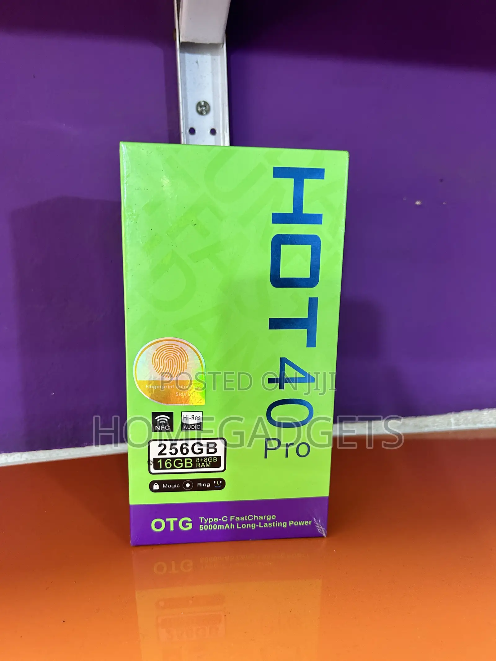 New Infinix Hot 40 Pro 256 GB Black
